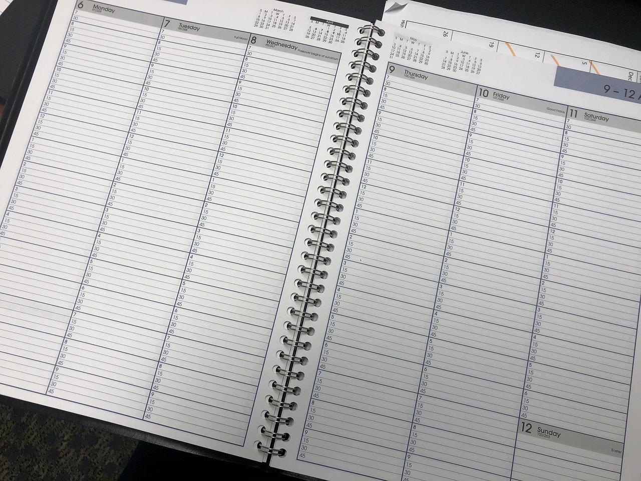 週次・月次の運営タスクを書き込むノート